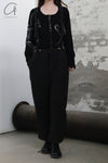 Archivio J.M.Ribot Handmade Embroidered sweater KN38/RI
